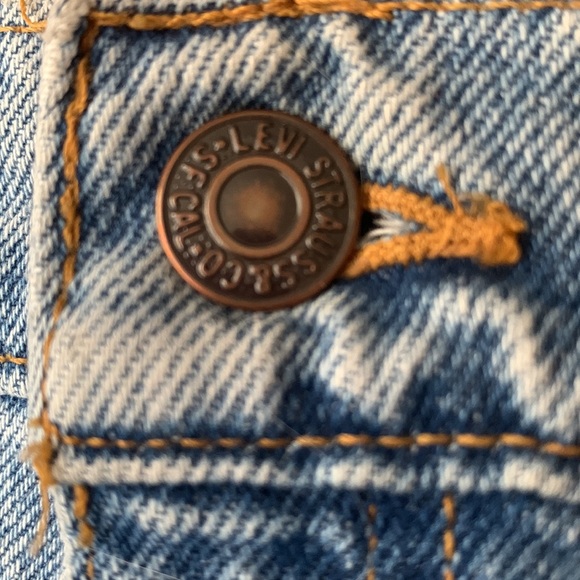 Vintage 1993 Levi’s Jean Shorts Y2K Daisy Dukes EUC - Picture 7 of 8